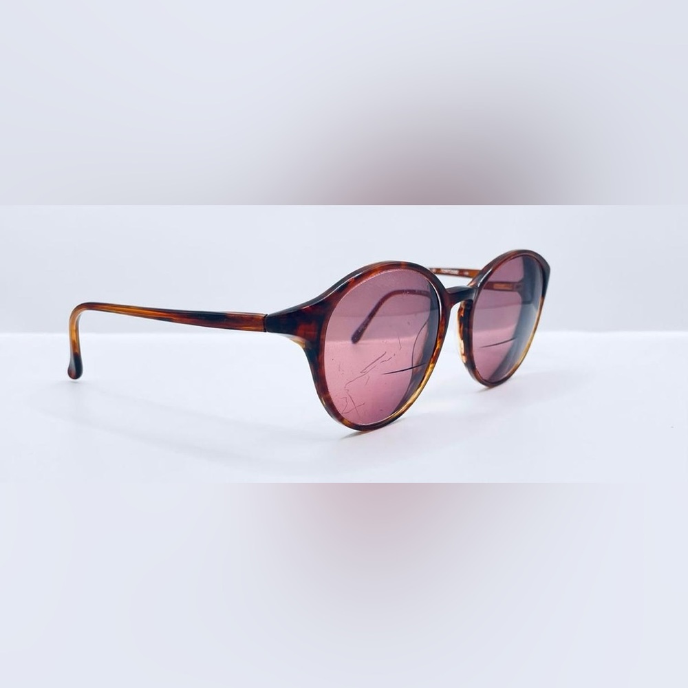 Vintage Blue Ribbon BR 10 Brown Oval Sunglasses Frames Only